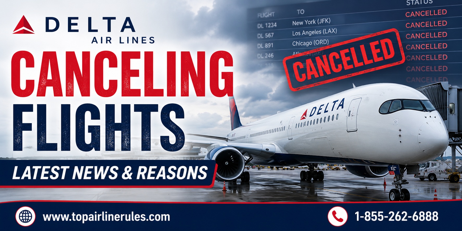 Delta Air Lines Canceling Flights – Latest News & Reasons