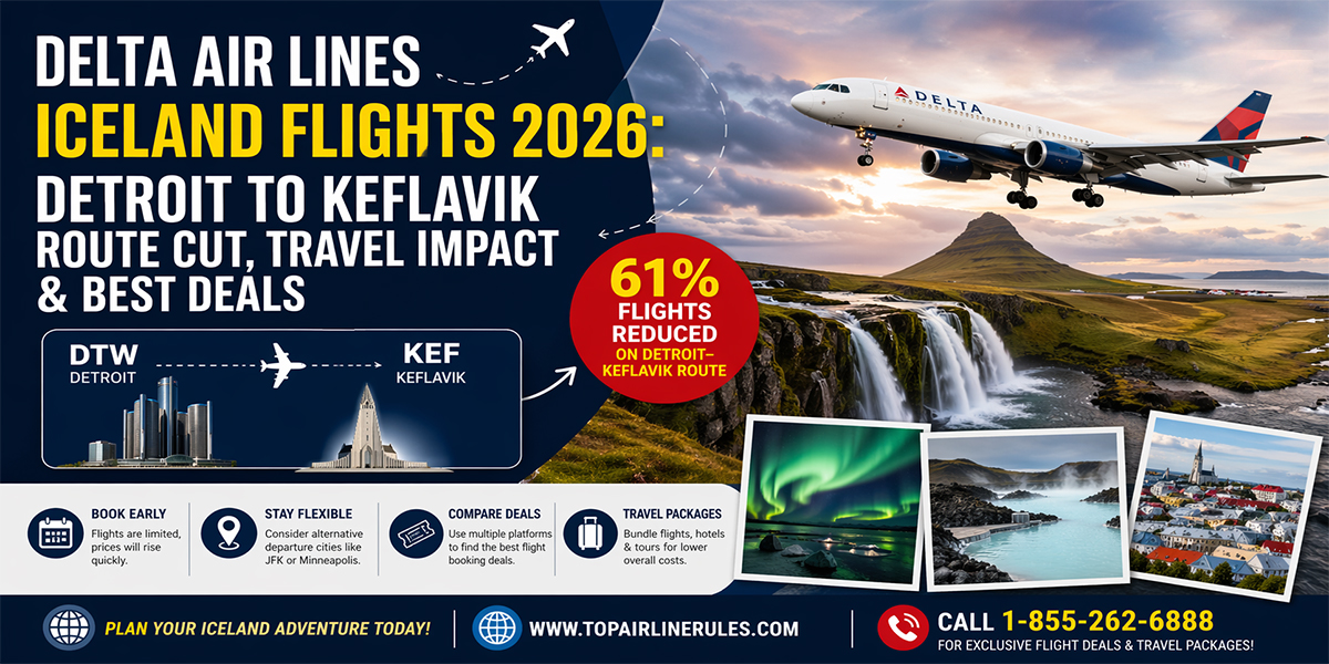 Delta Air Lines Iceland Flights 2026: Detroit to Keflavik Route Cut, Travel Impact & Best Deals