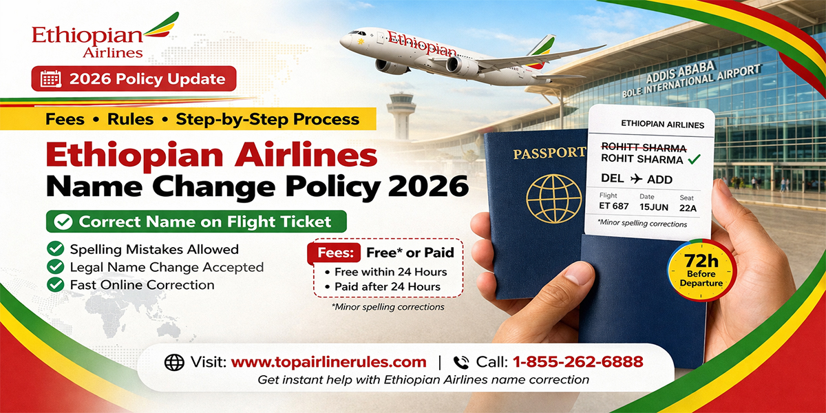 Ethiopian Airlines Name Change Policy: Complete Guide to Correct Name on Flight Ticket