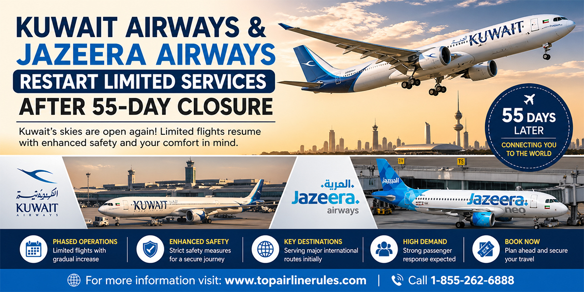 Kuwait Airways & Jazeera Airways Restart Limited Services After 55-Day Closure