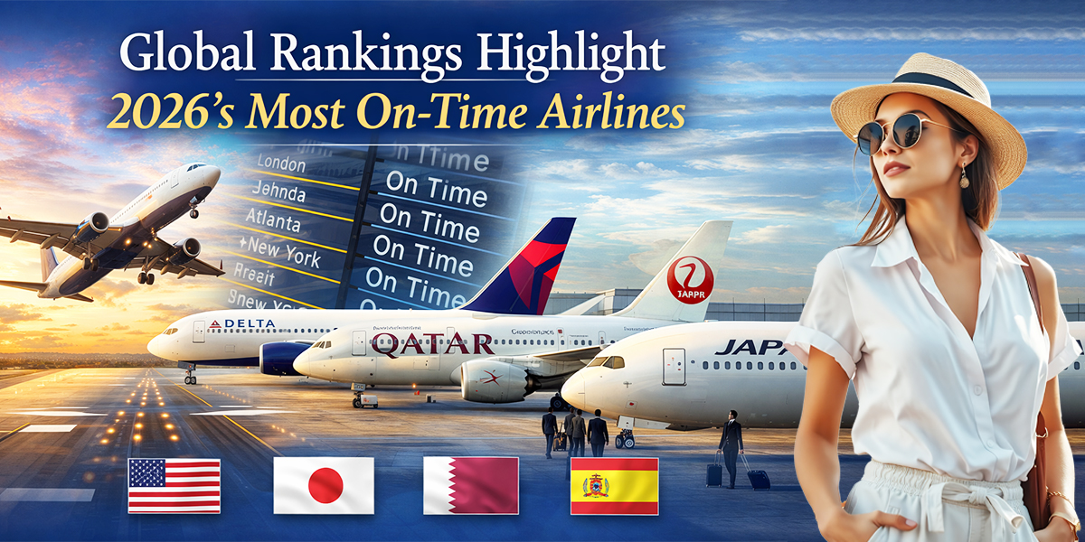 Global Rankings Highlight 2026’s Most On-Time Airlines