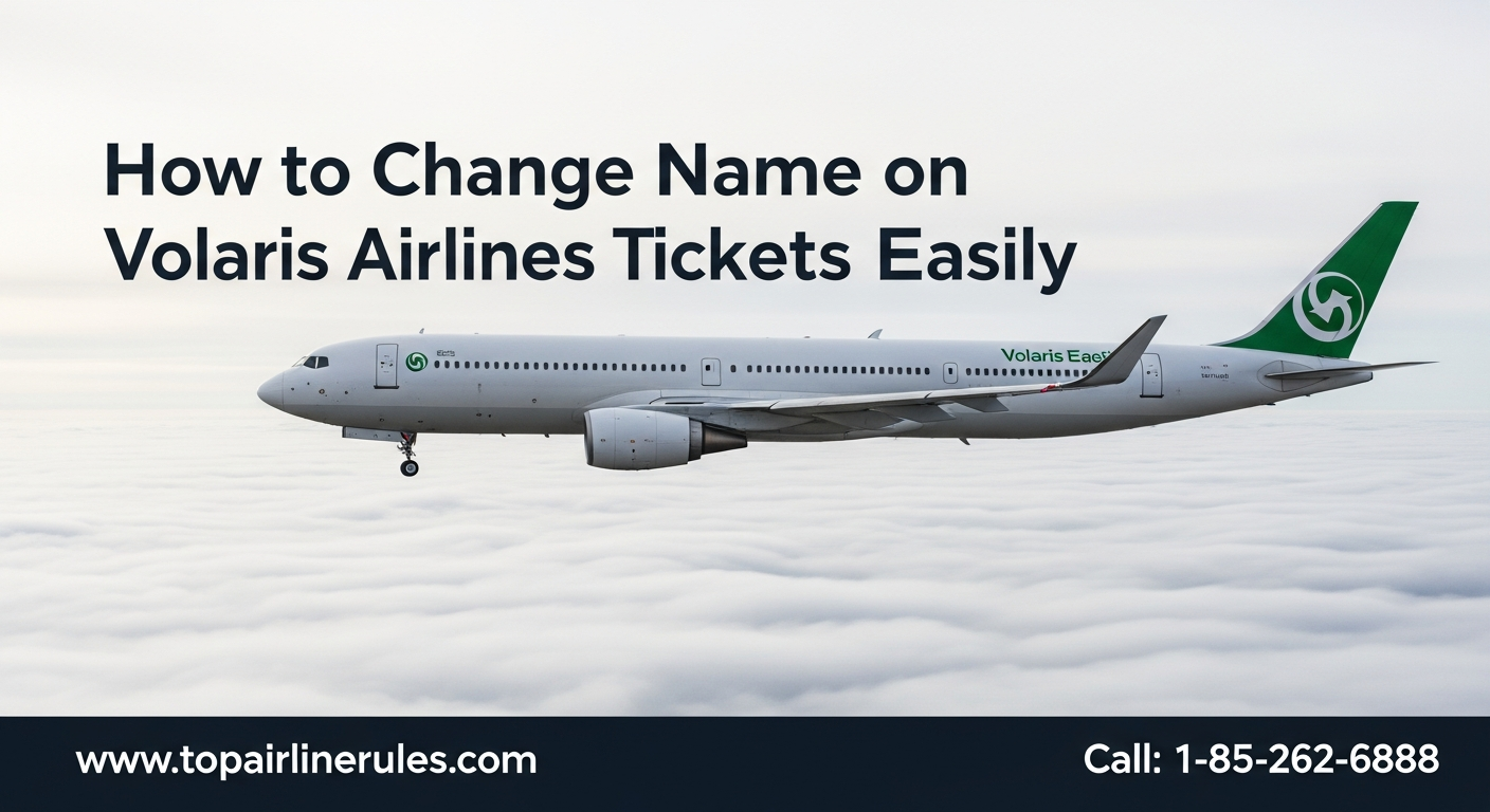 How to Change Name on Volaris Airlines Tickets Easily