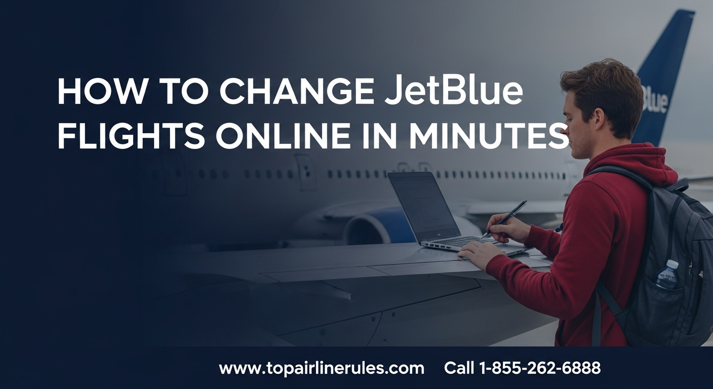 How to Change JetBlue Flights Online in Minutes