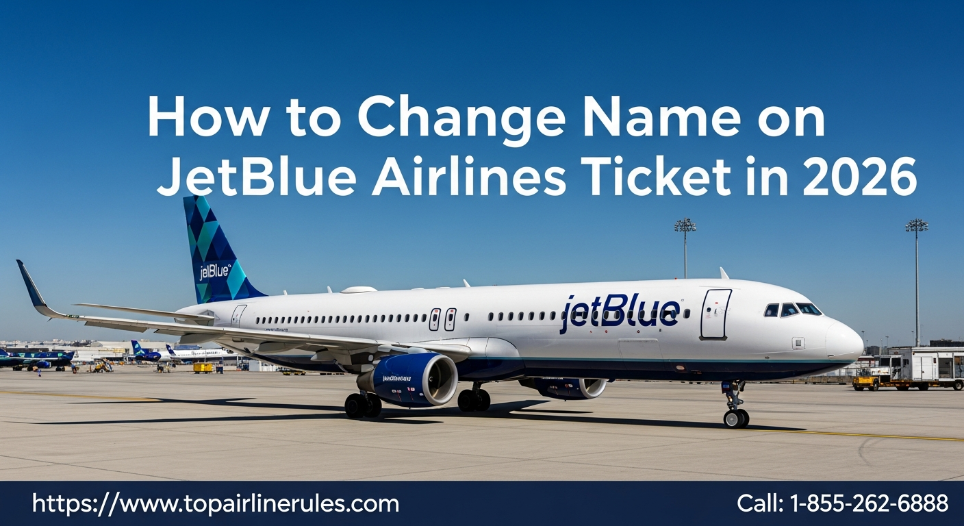 How to Change Name on JetBlue Airlines Ticket in 2026