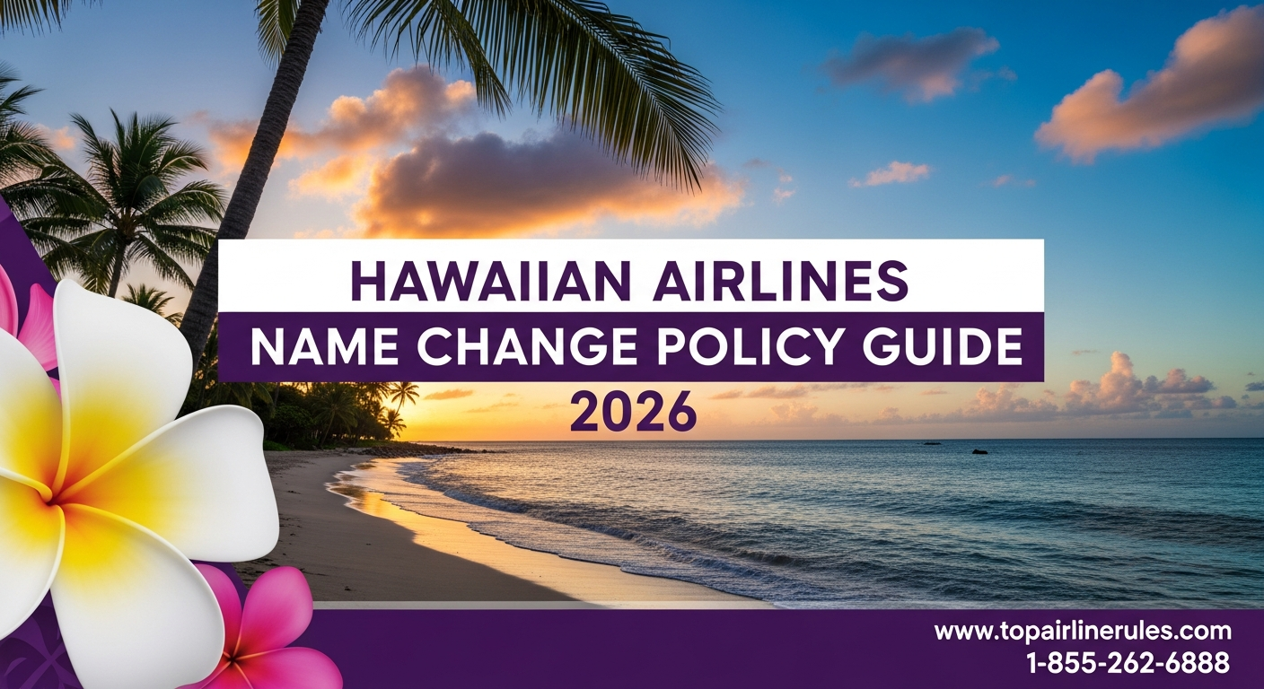 Hawaiian Airlines Name Change Policy Guide 2026