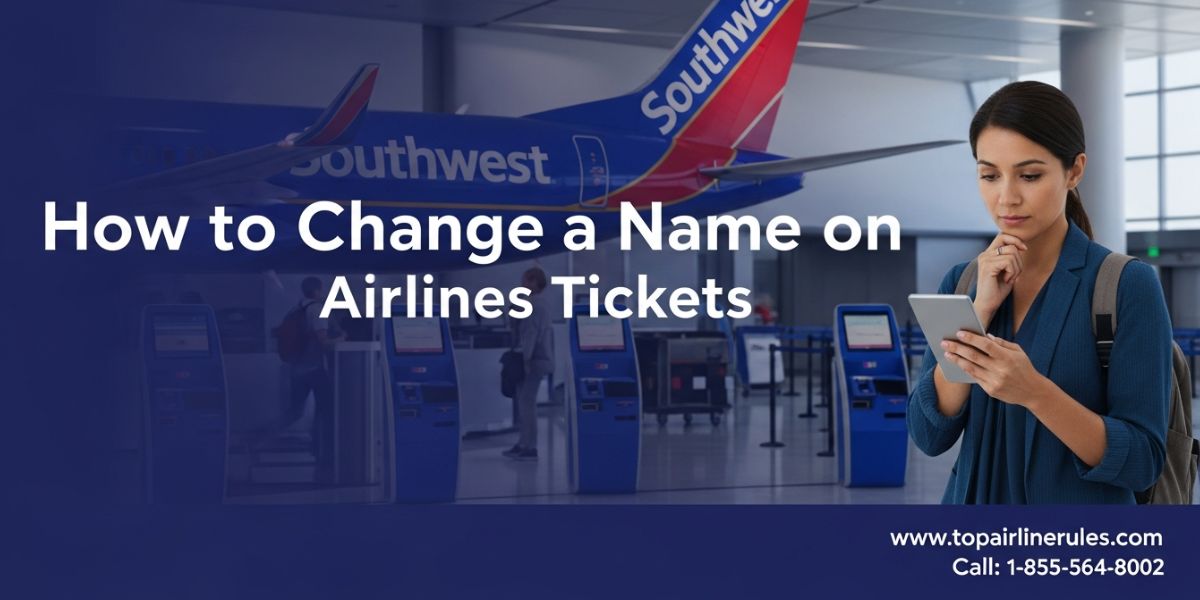 How to Change a Name on Southwest Airlines Tickets