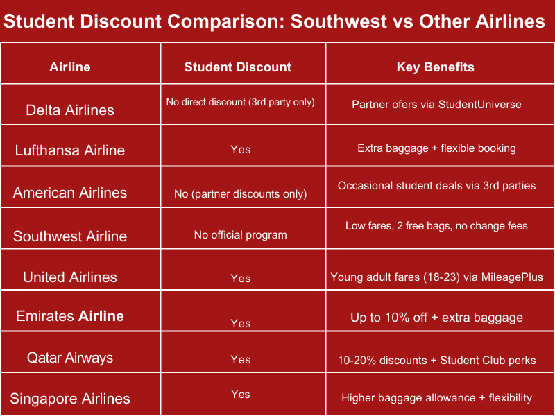 Southwest vs Other Airlines